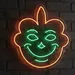 Custom Neon | Unique Tribal Mask Neon Sign | 24x22 2