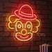 Custom Neon | Clown Face Neon Sign | 24x22 Inch 1