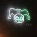 Jester Mask Neon Sign 13x24 Inch – Green LED Joker-Inspired Wall Light, Carnival Masquerade Party Decor, Gaming Room Accent, Festival Bar Neon, Cosplay Gift & Themed Room Decoration 1