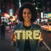 Custom Neon | Tire Neon Sign | 12x28 Inches | Yellow Light for Garage Bar Decor 1