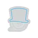 Custom Neon | Top Hat Design Neon Sign | 27x24 | Blue for Home Bar Lounge Party Style 3