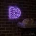 Custom Neon | Tire and Wheel Neon Sign | 26x27 | Light Purple 2