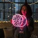 Custom Neon | Wheel Design Neon Sign | 24x27 | Hot Pink 1