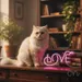 Custom Neon | Love Neon Sign | 24x12 | Hot Pink Wall Decor for Valentine's Day 2