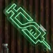 Custom Neon | Syringe Neon Sign | 22x21 | Green Light for Medical Clinics and Gifts 2