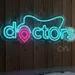 Doctors Neon Sign Light – 9x24 Inch LED Wall Art with Location Pin and Tooth Icon, Powered Medical Office Decor for Clinics, Dental Practices, Hospitals, Healthcare Centers & Waiting Rooms 1