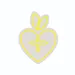 Custom Neon | Heart with Leaves Neon Sign | 20x15 | Yellow 3