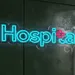 Hospital Neon Sign 7x24 Inch – Bright Blue and Red LED Neon Light for Clinics, Medical Centers, Pharmacies, and Emergency Rooms – Durable, Energy-Efficient, Eye-Catching Healthcare Wall Decor 1