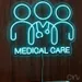 Custom Neon | Medical Care Neon Sign | 16x20 Inch | Blue 1