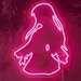 Custom Neon | Custom Anime Girl LED Neon Sign | 24x19 Inch Pink Silhouette Wall Light 2