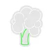 Custom Neon | Broccoli Neon Sign | 24x19 | Green Neon Sign for Kitchen Decor 3