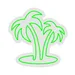 Custom Neon | Palm Trees Neon Sign | 24x24 | Neon Green for Lounge Bar Bedroom Decor 3
