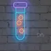 Custom Neon | Neon Test Tube Sign with Bubbles | 24x10 2