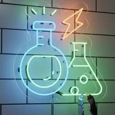 Custom Neon | Neon Science Lab Sign | 24x23