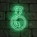 Custom Neon | Eco Flask Neon Sign | 24x16 | Green 2