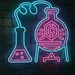 Neon Flex Science Lab Sign Plug In 26x2, Science Experiment Neon Light India, Plug In Neon Sign Lab Equipment, Flexible Neon Science Lab Wall Decor, No Battery LED Neon Flex Board Amazon 1