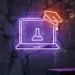 Custom Neon | Neon Flex Online Education Sign Plug | 20x24 1