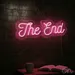 Custom Neon | The End Neon Sign | 9x24 | Hot Pink Neon Sign for Home Bar Room Decor 1