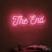 Custom Neon | The End Neon Sign | 9x24 | Hot Pink Neon Sign for Home Bar Room Decor 2