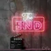 Custom Neon | The End Neon Sign | 14x23 | Hot Pink White Neon Sign for Wall Decor 1