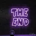 Custom Neon | The End Neon Sign | 17x17 Inch | Light Purple Neon Sign for Home Decor 2
