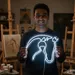 Custom Neon | Horse Head Neon Sign | 20x23.jp | White Neon Sign for Home Decor 1