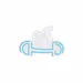 Custom Neon | Horse and Horseshoe Neon Sign | 19x28 | Ice Blue and Warm White 3