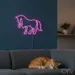 Custom Neon | Horse Neon Sign | 17x24.jp | Hot Pink Neon Sign for Room Decor 2