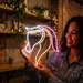 Custom Neon | Horse Head Neon Sign | 24x20 | Orange Pink Neon Sign for Horse Lovers 1