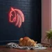 Custom Neon | Horse Head Neon Sign | 25x20 Inches | Red Neon Sign for Home Decor 2
