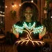 Custom Neon | Tree Design Neon Sign | 18x24 | Green and Orange Neon Lights 1