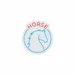 Custom Neon | Horse Neon Sign | 23x21in | Red Blue Neon Sign for Home Bar Decor 3