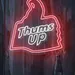 Custom Neon | Thums Up Logo Neon Sign | Red Glow | 24x23 1