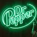 Custom Neon | Dr Pepper Neon Sign | 17x24 | Green Lighted Decor for Bar or Man Cave 2