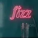 Custom Neon | Fizz Logo Neon Sign | Plug-in LED Neon Flex, Fizz Drink Inspired Neon Light for Bar, Cafe, Home, Party & Shop Wall Decor | 16x24 | Red Glow 2