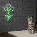 Custom Neon | Plant with Heart Neon Sign | 24x17 | Green Neon Sign for Home Decor 2