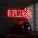 Custom Neon | Hello Devil Neon Sign | 14x30 | Pink Red 2