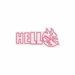Custom Neon | Hello Devil Neon Sign | Plug-in LED Neon Flex, Premium Battery-Free Wall Mounted Light for Bar, Cafe, Home Decor, Gaming Room, Party | 14x30 | Pink Red 3