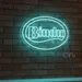 Bindu Neon Flex Sign 17x24, Custom LED Neon Wall Light, Plug-in Battery Free Oval Blue Neon Sign, Modern Aesthetic Neon Board for Bedroom, Bar, Cafe, Shop, Wedding, Party, Home Decor 2