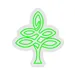 Custom Neon | Tree Design Neon Sign | 24x21 Inches | Neon Green for Home Decor 3