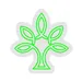 Custom Neon | Tree with Leaves Neon Sign | 24x23 | Neon Green 3