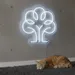 Custom Neon | Tree Design Neon Sign | 24x23 Inches | White Neon Sign for Home Decor 2