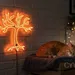 Custom Neon | Tree Design Neon Sign | 24x24 | Orange Light for Home Decor and Wall Art 2