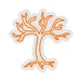 Custom Neon | Tree Design Neon Sign | 24x24 | Orange Light for Home Decor and Wall Art 3