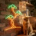 Custom Neon | Bonsai Tree Neon Sign | 18x21 Inches | Green and Orange Neon Sign 2