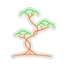 Custom Neon | Bonsai Tree Neon Sign | 18x21 Inches | Green and Orange Neon Sign 3