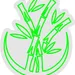 Custom Neon | Bamboo Design Neon Sign | 24x20 | Neon Green for Home and Bar Decor 3