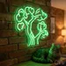 Custom Neon | Tree Design Neon Sign | 22x24 | Neon Green Light for Home Decor 2