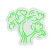 Custom Neon | Tree Design Neon Sign | 22x24 | Neon Green Light for Home Decor 3