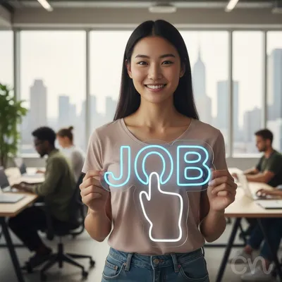 Custom Neon | Job Neon Sign | 22x24 | Ice Blue Neon Sign for Home Bar Business Decor